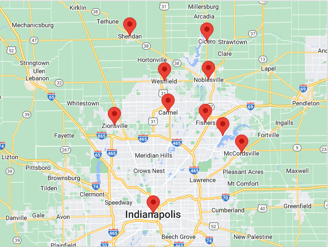 service areas map